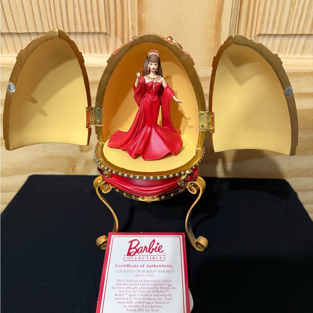 Barbie Countess of Rubies Resin Egg